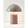 Lampa stołowa ładowana USB taupe Walter