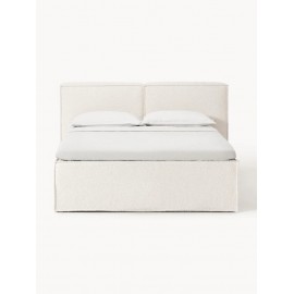 Łóżko kontynentalne boucle 160x200cm Lennon