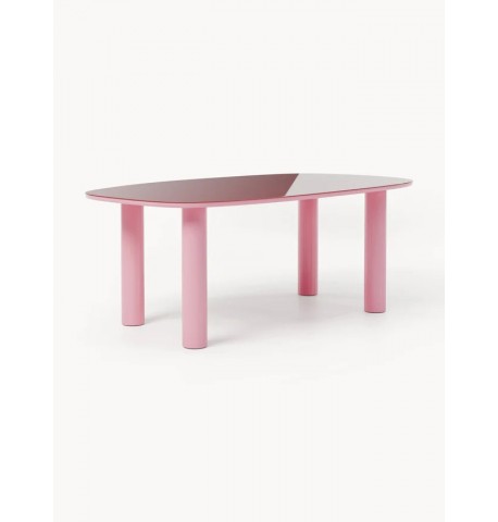 Stół do jadalni ze szklanym blatem 200x110cm Beni