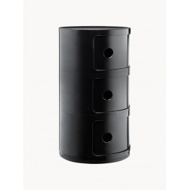 Stolik pomocniczy czarny 59x32cm Kartell Componibili