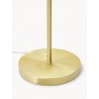 Lampa podłogowa metal szczotkowany złoty 164x40cm Matilda