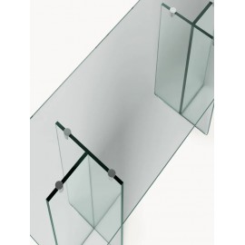 Konsola szklana transparentna  Anouk