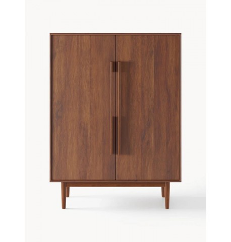 Komoda ciemne drewno mangowe Paul