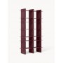 Regał Rami bordowy 176x100x32cm