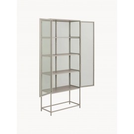 Witryna metalowa Seaford 77x35x186cm