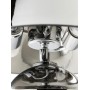 Lampa stołowa  ze szkła srebrna Danielle