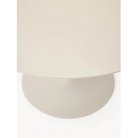 Stół okrągły beż metalowa noga 120cm Menorca