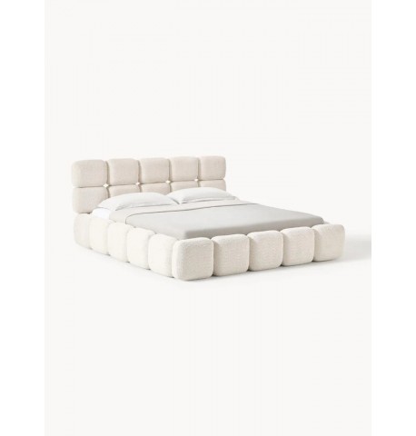 Łóżko tapicerowane z pojemnikiem 180x200cm Tayla