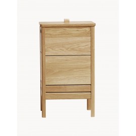 Kosz na przechowywanie z drewna dębowego Form & Refine Line