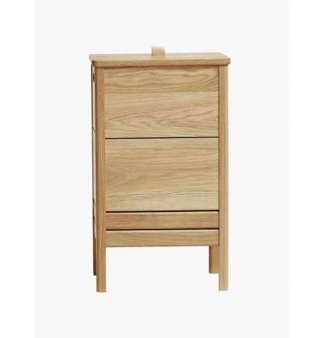 Kosz na przechowywanie z drewna dębowego Form & Refine Line