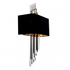 Lampa kinkiet EICHHOLTZ srebrny nikiel Caruso