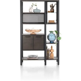 Regał lite drewno dębowe i fornir H&H Ridgefield