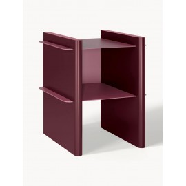 Stolik nocny WEST Rami bordowy