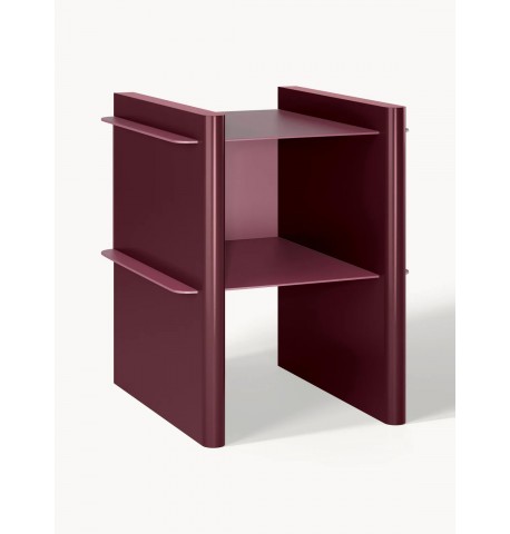 Stolik nocny WEST Rami bordowy