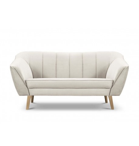 Sofa beżowa aksamitna Milo Casa Marcello