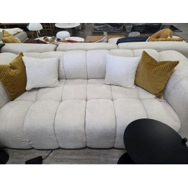 Sofa beżowa tkanina Theo