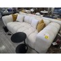 Sofa beżowa tkanina Theo