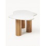 Stolik kawowy Naruto blat marmur 90x59x35cm