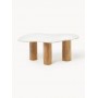 Stolik kawowy Naruto blat marmur 90x59x35cm