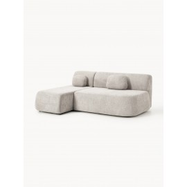 Sofa narożna Pao Teddy-Bouclé 2osob taupe