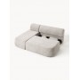 Sofa narożna Pao Teddy-Bouclé 2osob taupe