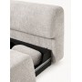Sofa narożna Pao Teddy-Bouclé 2osob taupe