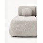 Sofa narożna Pao Teddy-Bouclé 2osob taupe