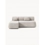 Sofa narożna Pao Teddy-Bouclé 2osob taupe