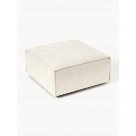 Puf Lennon złamana biel 88x88x43cm