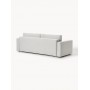 Sofa rozkładana Tasha 235x100x83cm jasno szara