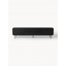 Komoda szafka RTV Elona 220x46x55cm czarna