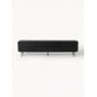 Komoda szafka RTV Elona 220x46x55cm czarna