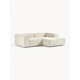 Sofa narożna modułowa 3os. złamana biel Lennon