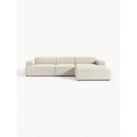 Sofa narożna tapicerowana prawostronna Melva