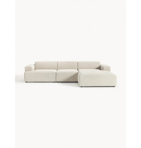Sofa narożna tapicerowana prawostronna Melva