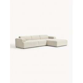 Sofa narożna tapicerowana prawostronna Melva