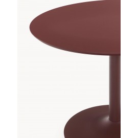 Stół Menorca okrągły bordowy 120cm