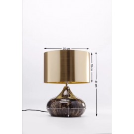 Lampa stołowa brązowa Kare Design Mamo Deluxe