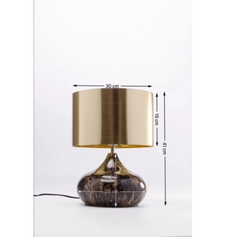 Lampa stołowa brązowa Kare Design Mamo Deluxe