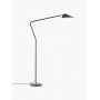 Lampa podłogowa regulowany klosz czarna Neron