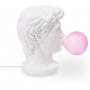 Lampa stołowa głowa różowa żarówka Seletti Wonder