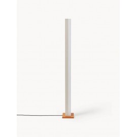 Lampa podłogowa LED pomarańczowa podstawa Naika