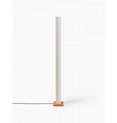 Lampa podłogowa LED pomarańczowa podstawa Naika