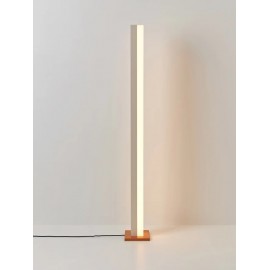 Lampa podłogowa LED pomarańczowa podstawa Naika