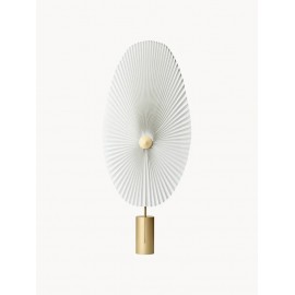 Lampa podłogowa LED złota podstawa Gejst Liris