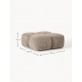 Puf tapicerowana boucle taupe Tayla