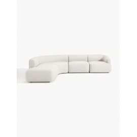 Sofa modułowa Sofia melanżowe boucle  319x298cm