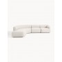 Sofa modułowa Sofia melanżowe boucle  319x298cm