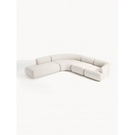 Sofa modułowa Sofia melanżowe boucle  319x298cm