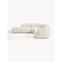 Sofa modułowa Sofia melanżowe boucle  319x298cm